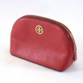 トリーバーチ(Tory Burch)のTORY BURCH / トリーバーチ ■ポーチ レザー レッド ポーチ ブランド【中古】 [0990011596](ポーチ)