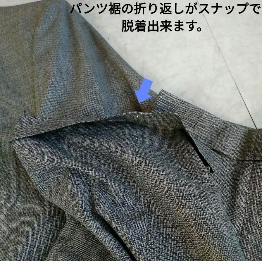 D’URBAN(ダーバン)のダーバン☆日本製☆☆毛100☆灰色系☆メンズ☆スーツセットアップ⭐ メンズのスーツ(セットアップ)の商品写真