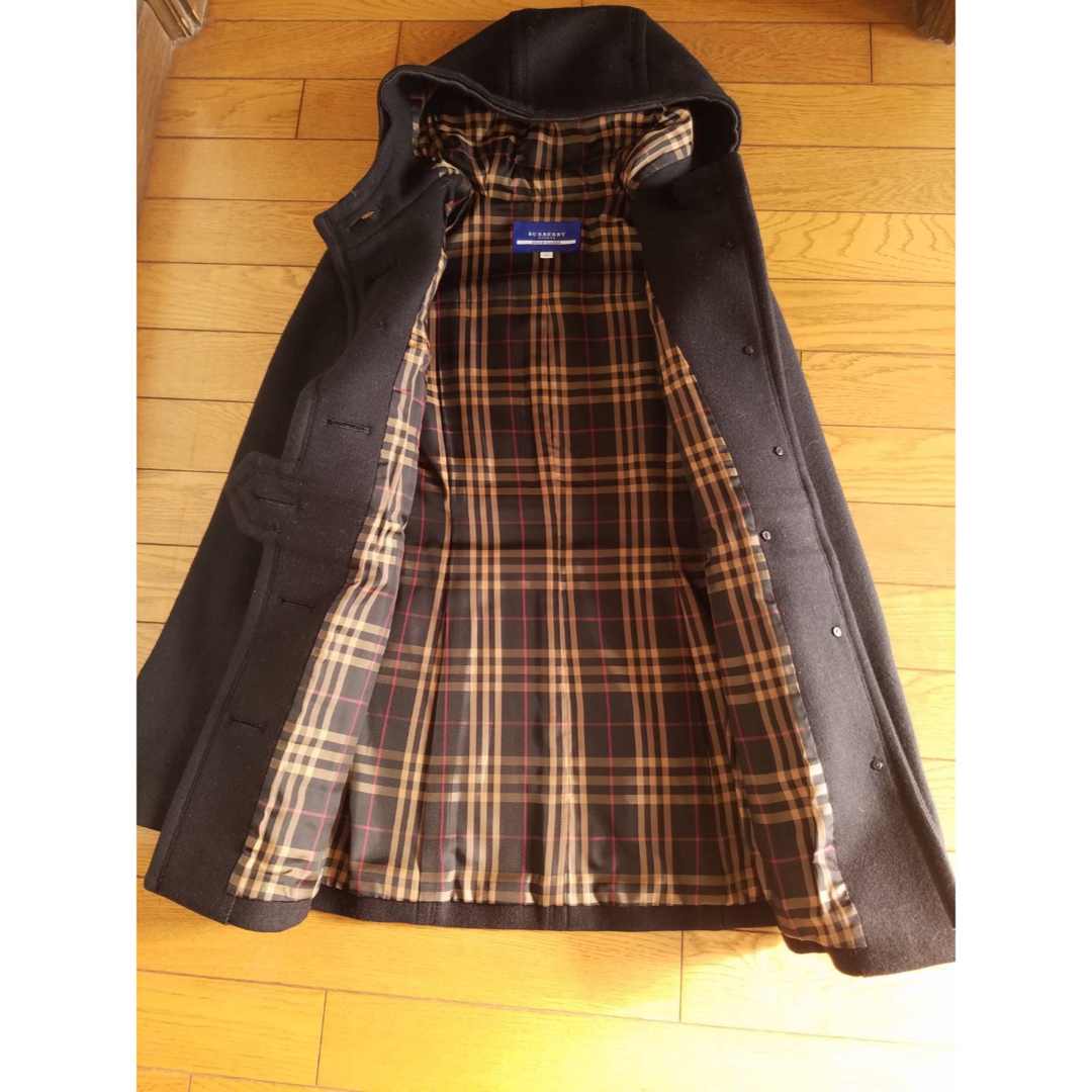 BURBERRY BLUE LABEL(バーバリーブルーレーベル)の美品　正規品　バーバリー　ブルーレーベル　ウール　カシミヤ　コート　36 レディースのジャケット/アウター(ロングコート)の商品写真