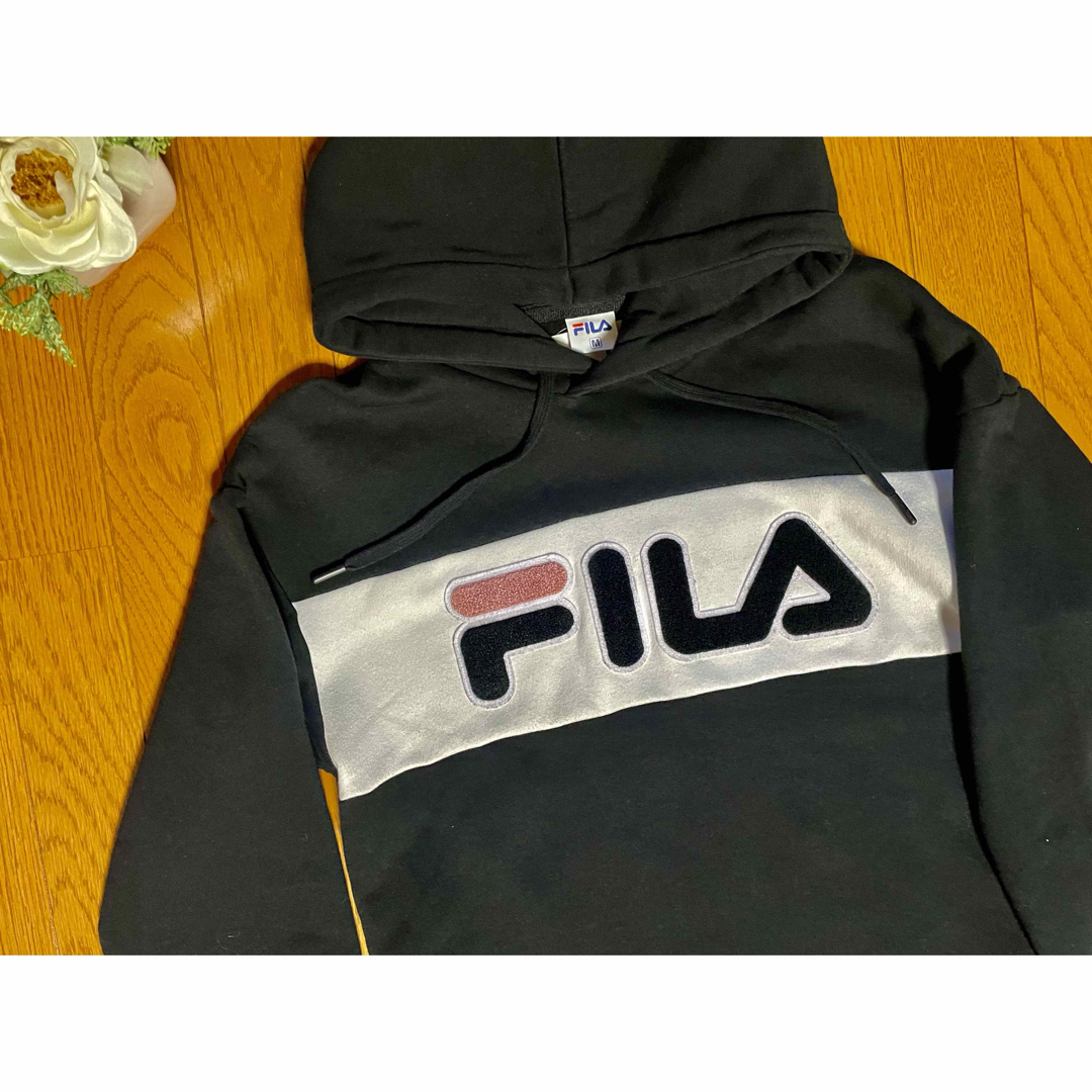 FILA(フィラ)のFILA フィラ スウェットワンピース  ロング　M レディースのワンピース(ロングワンピース/マキシワンピース)の商品写真