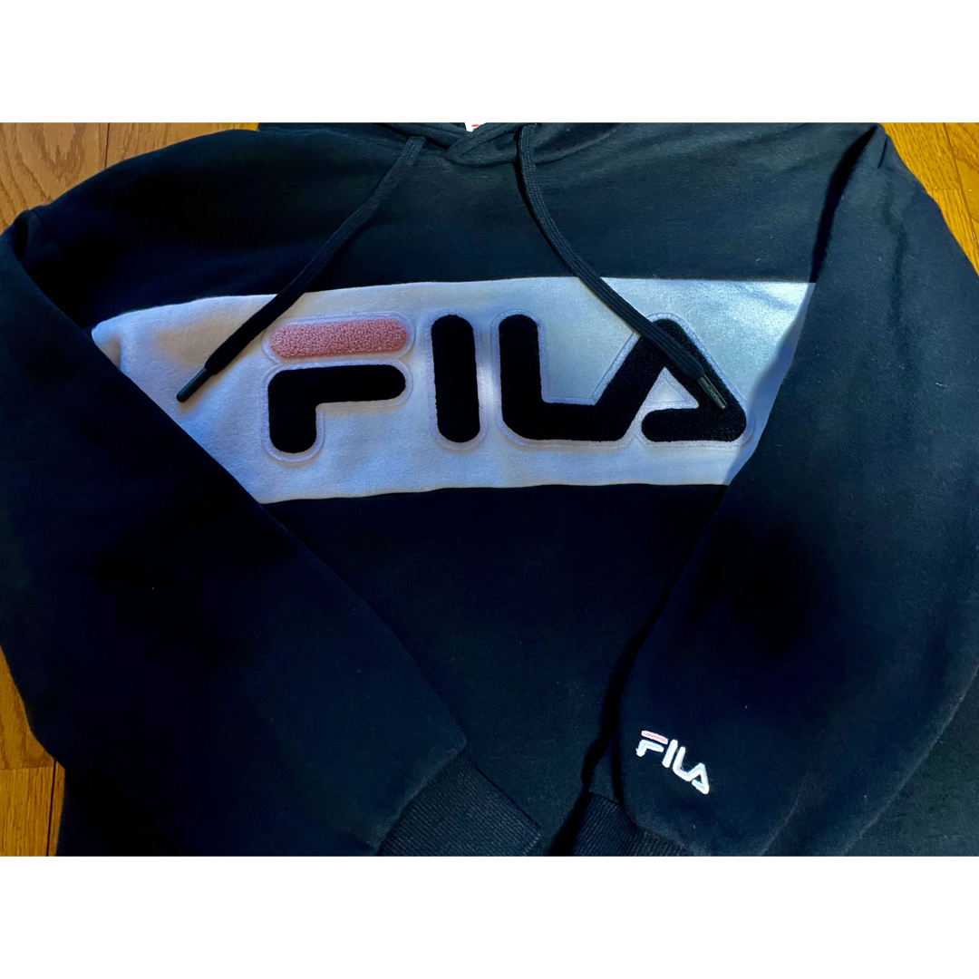 FILA(フィラ)のFILA フィラ スウェットワンピース  ロング　M レディースのワンピース(ロングワンピース/マキシワンピース)の商品写真