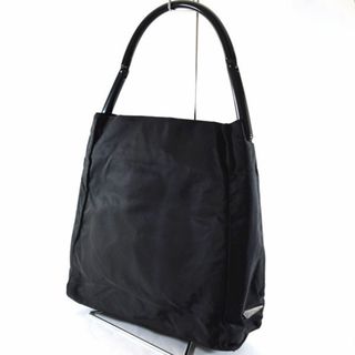 PRADA / プラダ  バッグ ナイロン 黒 ハンドバッグ プラスチックハンドル ブランド 中古  [0990011984](ハンドバッグ)