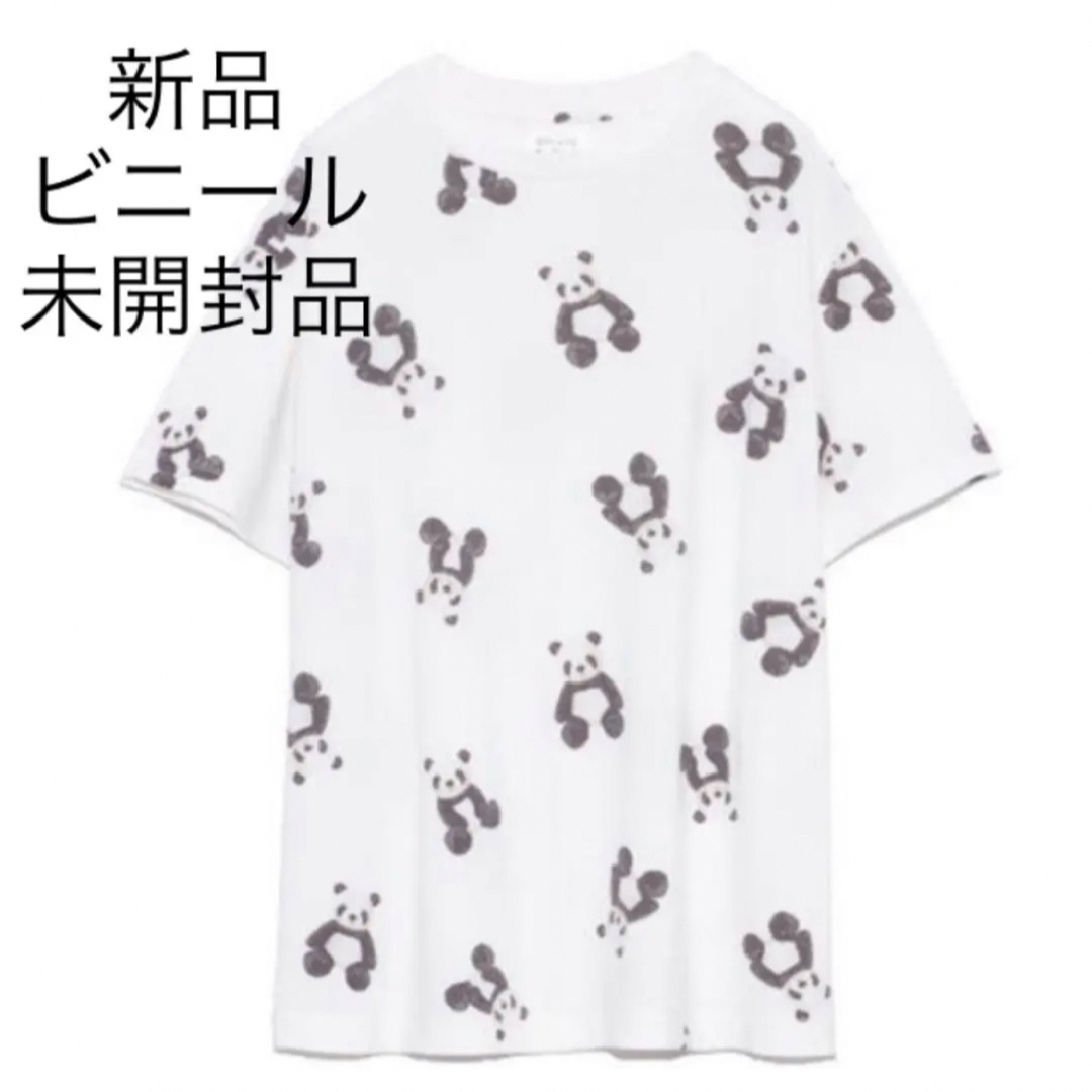 gelato pique(ジェラートピケ)の【新品未開封】ジェラートピケ☆ジェラピケ　限定完売　パンダ柄Tシャツオフホワイト レディースのルームウェア/パジャマ(ルームウェア)の商品写真