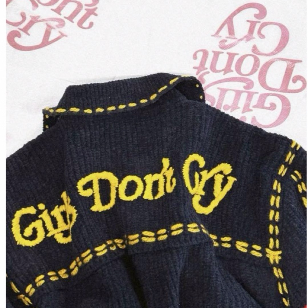 PHINGERIN x GIRLS DON'T CRY  ニットカーディガンGirlsDon