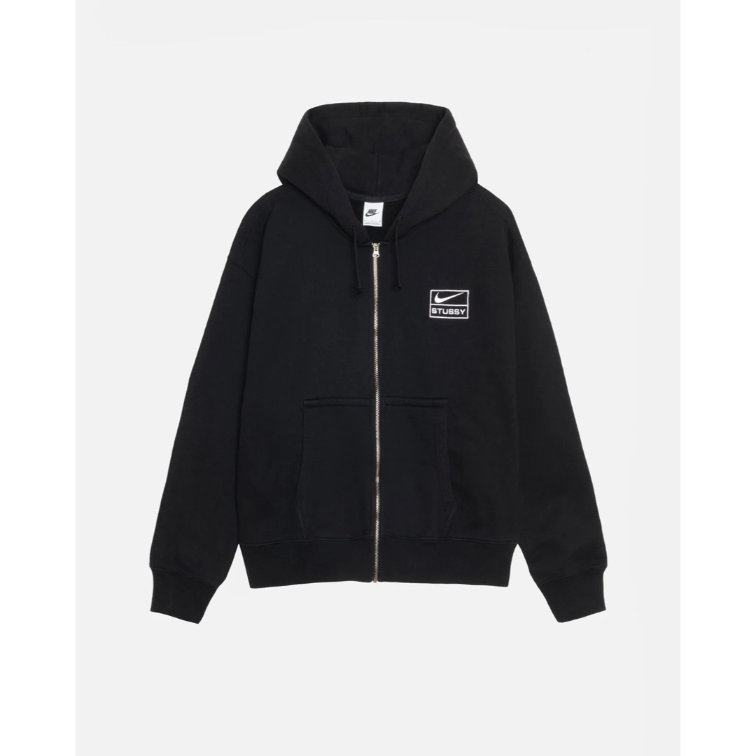 stussy nike stone washed fleece zip hoodトップス