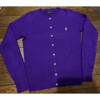 ポロラルフローレン(POLO RALPH LAUREN)の【極美品】POLO Ralph Laurenラルフローレン　ケーブルカーディガン(カーディガン)