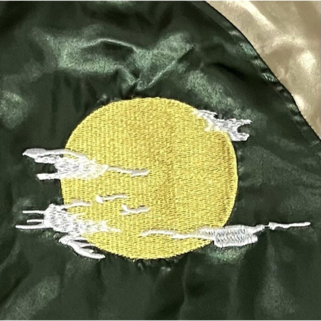 【美品】一心如鏡 イッシンニョキョウ スカジャン オーバーサイズ 和柄 刺繍 狼