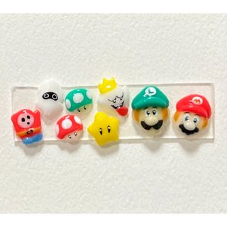 ニンテンドウ(任天堂)のネイルパーツ🌟マリオ(デコパーツ)