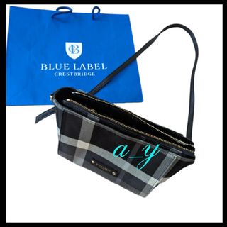 ブルーレーベルクレストブリッジ(BLUE LABEL CRESTBRIDGE)の【状態良好】クレストブリッジ☆クレストブリッジチェックショルダーバッグ(ショルダーバッグ)