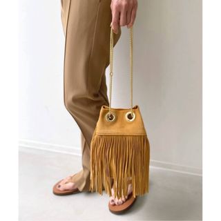 アパルトモンドゥーズィエムクラス(L'Appartement DEUXIEME CLASSE)のドレmickey様専用★アパルトモン★Fringe Suede Bag★(ショルダーバッグ)