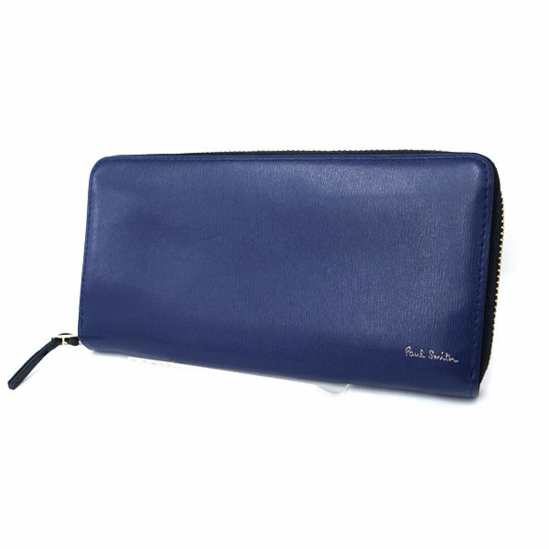 Paul Smith / ポールスミス ラウンドファスナー 長財布 ネイビー Paul Smith / ポールスミス ラウンドファスナー 長財布 ネイビー