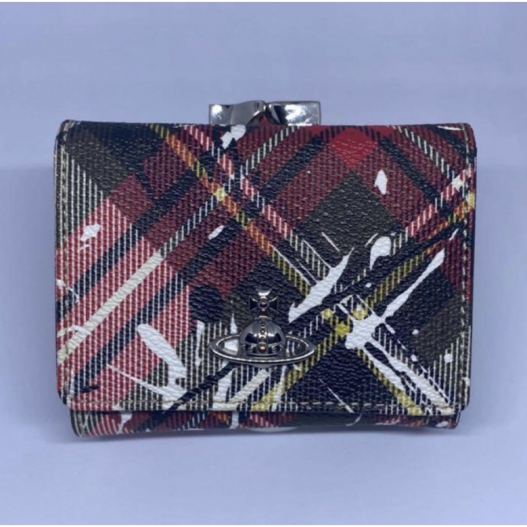 Vivienne Westwood - Vivienne ヴィヴィアン チェック 三つ折り Vivienne Westwood - Vivienne ヴィヴィアン チェック 三つ折り