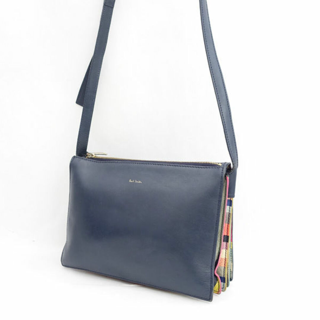 Paul Smith / ポールスミス ショルダーバッグ レザー ネイビー Paul Smith / ポールスミス ショルダーバッグ レザー ネイビー