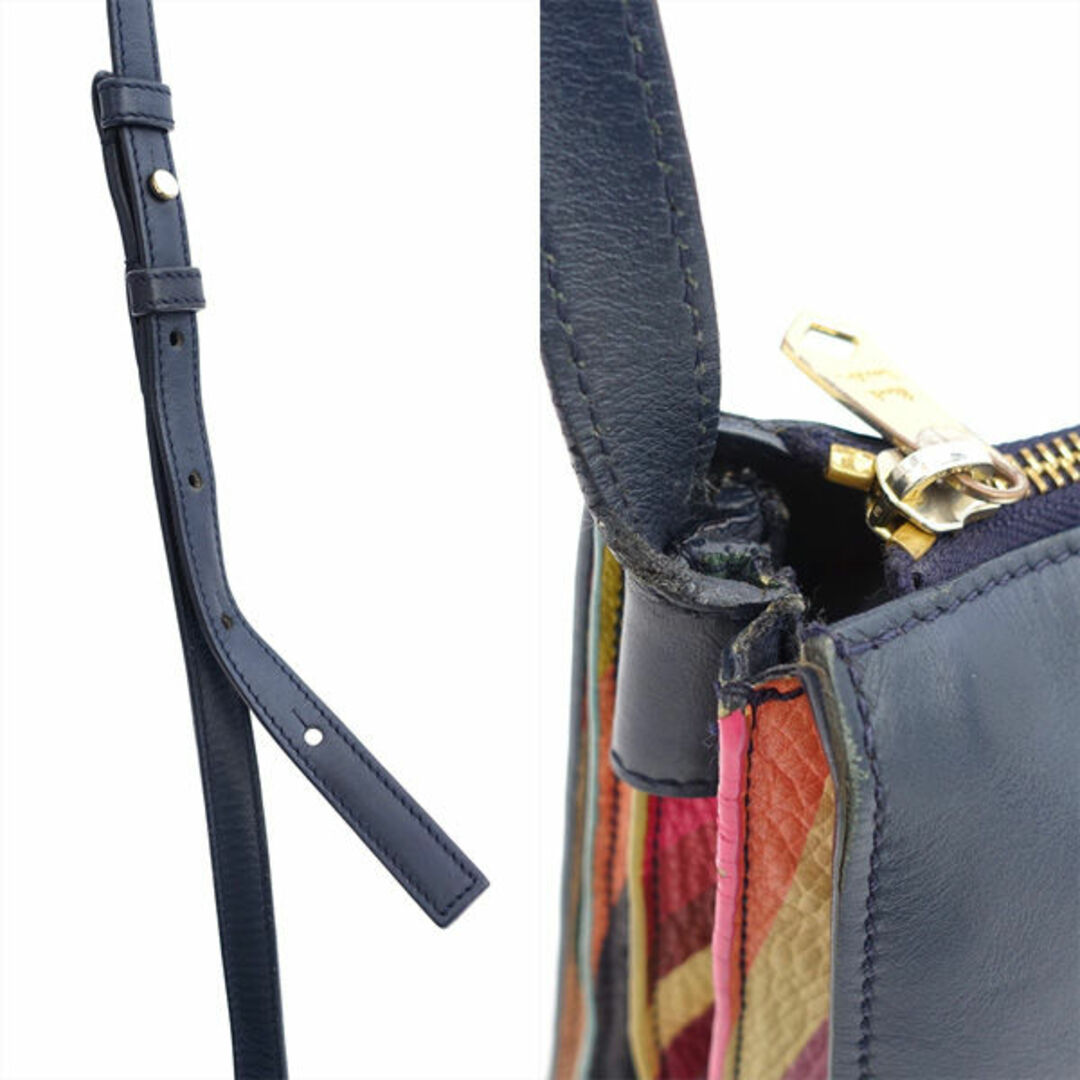 Paul Smith / ポールスミス ショルダーバッグ レザー ネイビー Paul Smith / ポールスミス ショルダーバッグ レザー ネイビー