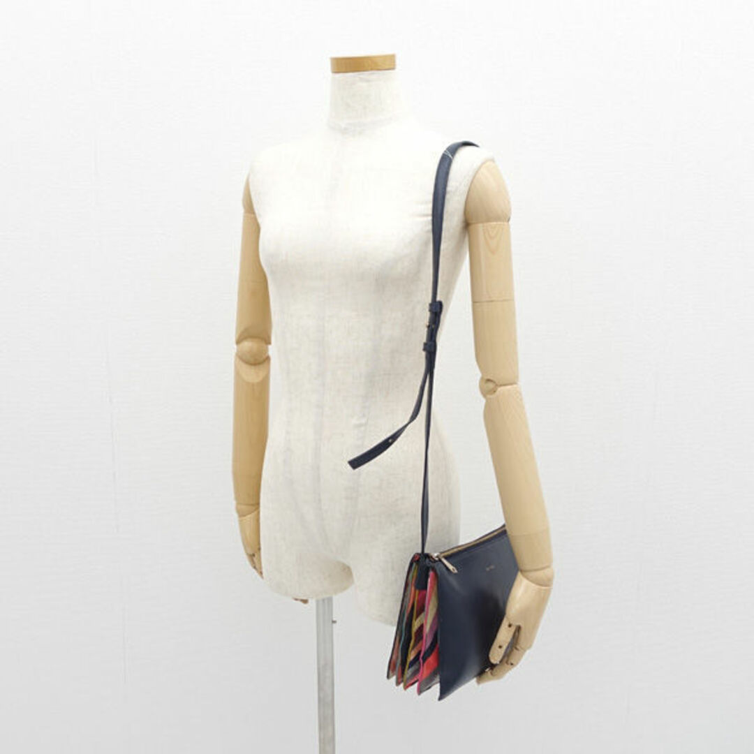 Paul Smith / ポールスミス ショルダーバッグ レザー ネイビー Paul Smith / ポールスミス ショルダーバッグ レザー ネイビー