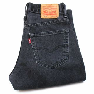 リーバイス(Levi's)のLevi'sリーバイス 550 ブラック デニムパンツ w30 L30★SDP2391 ジーンズ テーパード ワイド バギー ルーズ(デニム/ジーンズ)