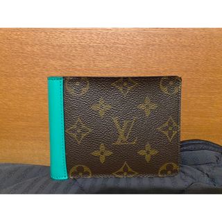 ルイヴィトン(LOUIS VUITTON)のルイヴィトン 2つ折り グリーン(財布)