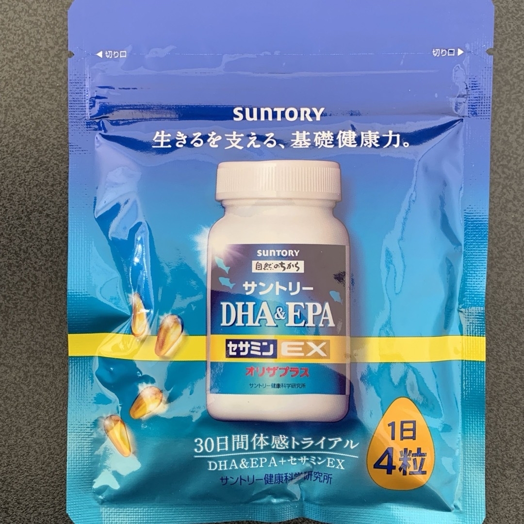 サントリー(サントリー)のDHA&EPA セサミンEX オリザプラス 食品/飲料/酒の健康食品(ビタミン)の商品写真