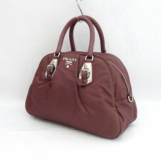 PRADA / プラダ  ハンドバッグ ナイロン レザー スモーキーパープル ブランド 中古  [0990012624](ハンドバッグ)