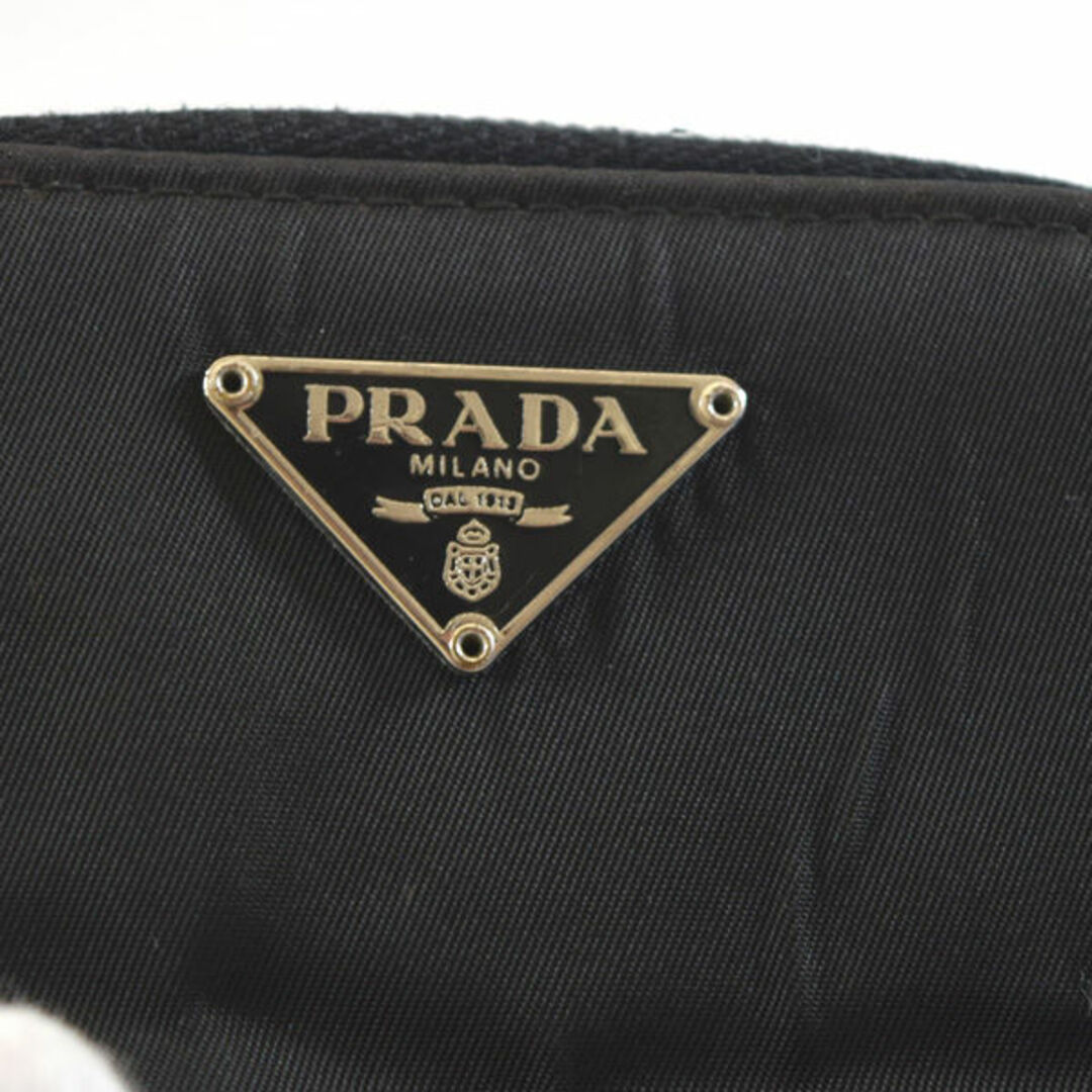 PRADA / プラダ 6連キーケース ナイロン ブラック ラウンドファスナー ブランドA 中古 [0990011787]