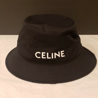 セリーヌ(celine)の【CELINE】コットン バケット ハット ブラック(ハット)