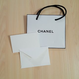 シャネル(CHANEL)のシャネル　ショップ袋とメッセージカード　封筒(ショップ袋)