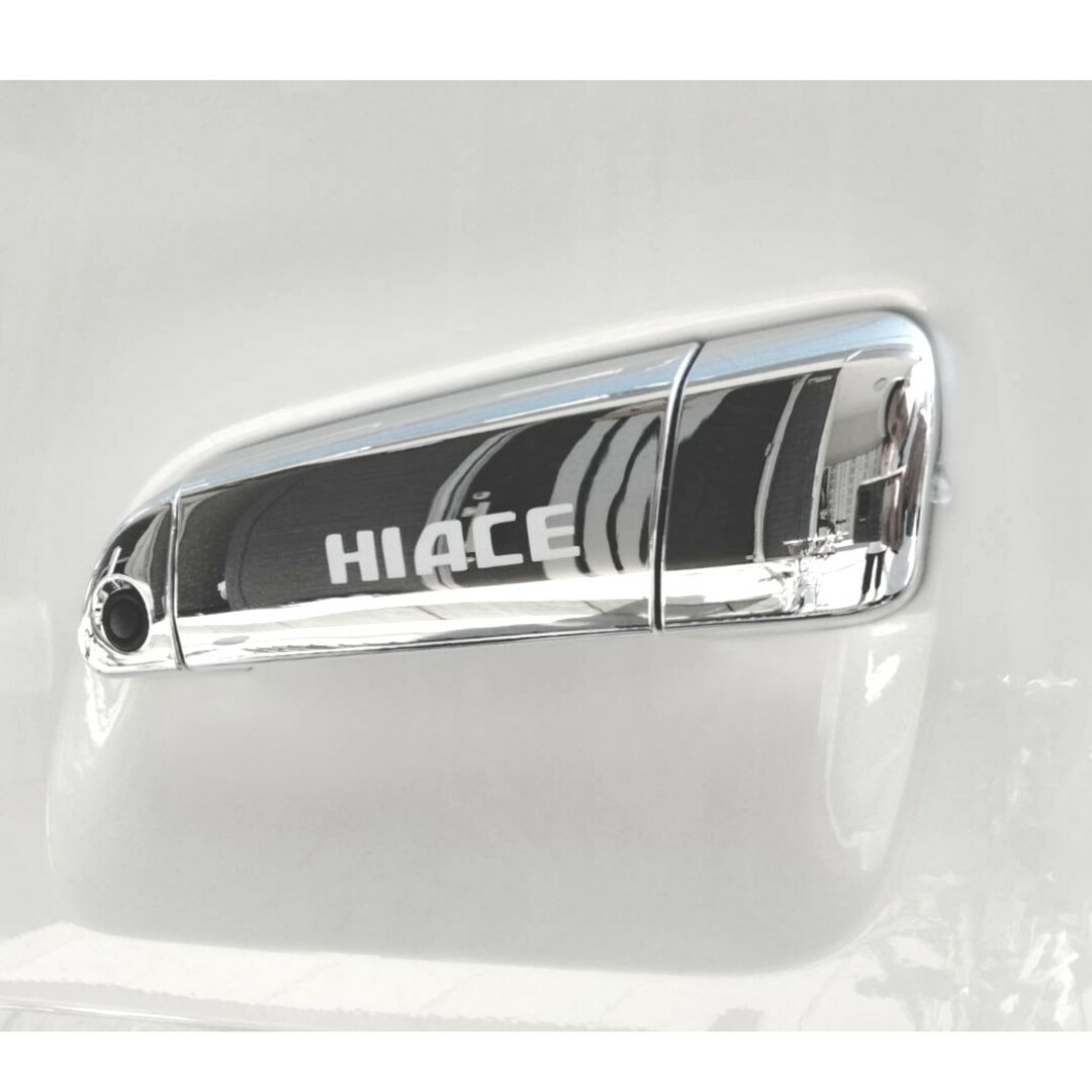 ハイエース HIACE 200系 ドアハンドル ステッカー 反射式 ６枚セット 自動車/バイクの自動車(車外アクセサリ)の商品写真