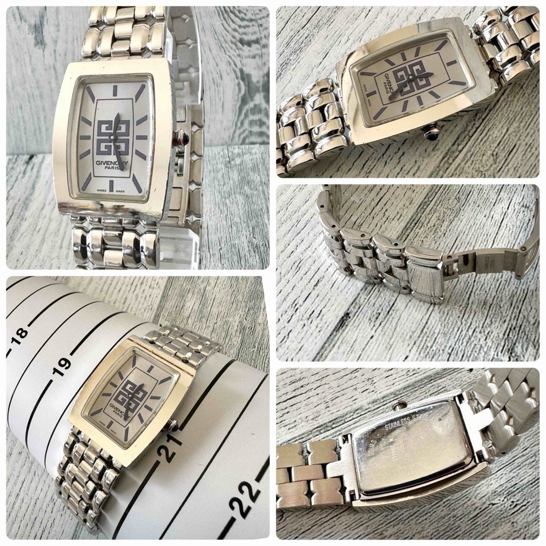 GIVENCHY - 【電池交換済】GIVENCHY ジバンシー 腕時計 トノー GIVENCHY - 【電池交換済】GIVENCHY ジバンシー 腕時計 トノー