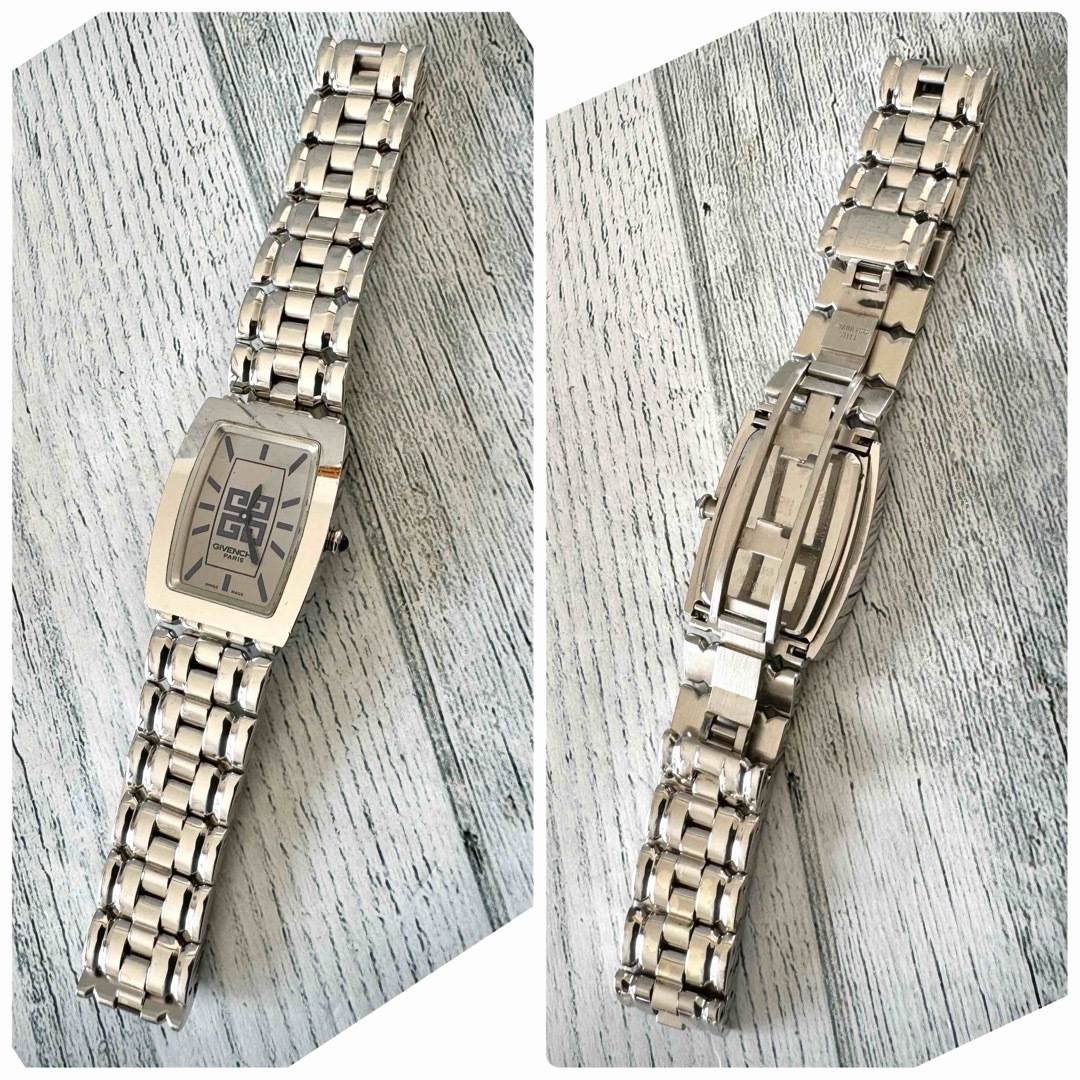 GIVENCHY - 【電池交換済】GIVENCHY ジバンシー 腕時計 トノー GIVENCHY - 【電池交換済】GIVENCHY ジバンシー 腕時計 トノー