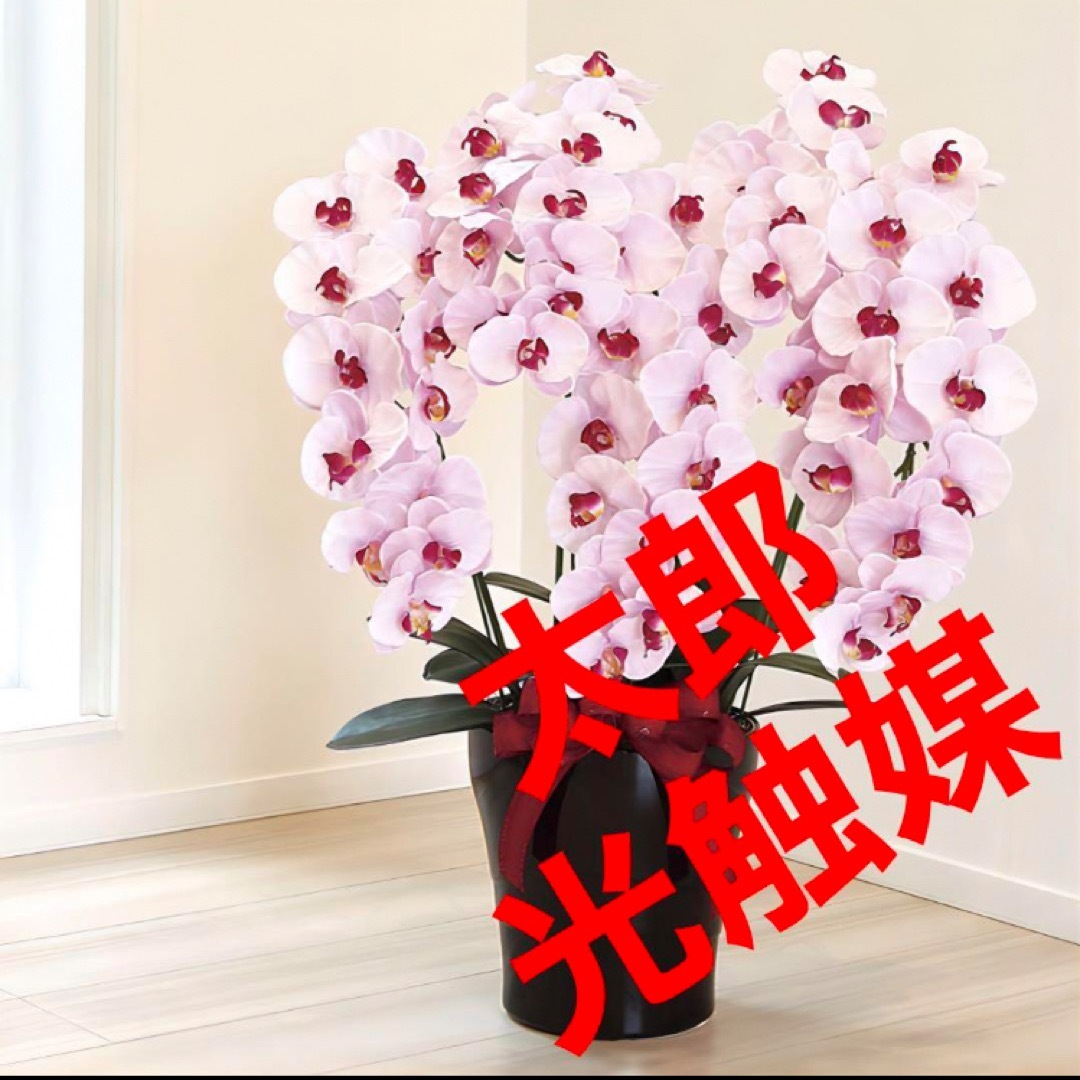光触媒 人工観葉植物 フェイクグリーン プレミアム胡蝶蘭5本立P 光触媒 人工観葉植物 フェイクグリーン プレミアム胡蝶蘭5本立P