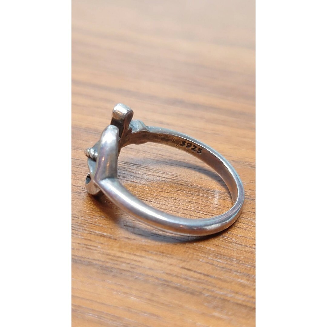 Silver 925 Anchor Ring 16号 スターリングシルバー メンズのアクセサリー(リング(指輪))の商品写真