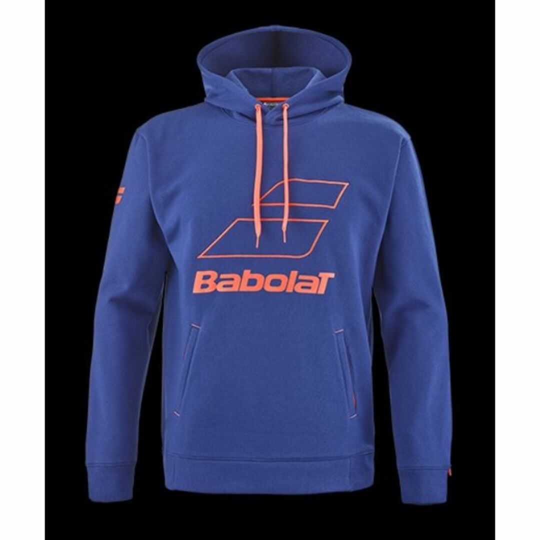 Babolat(バボラ)のBABOLAT（バボラ）BigLogo メンズフードパーカー（EU:M）Navy スポーツ/アウトドアのテニス(ウェア)の商品写真