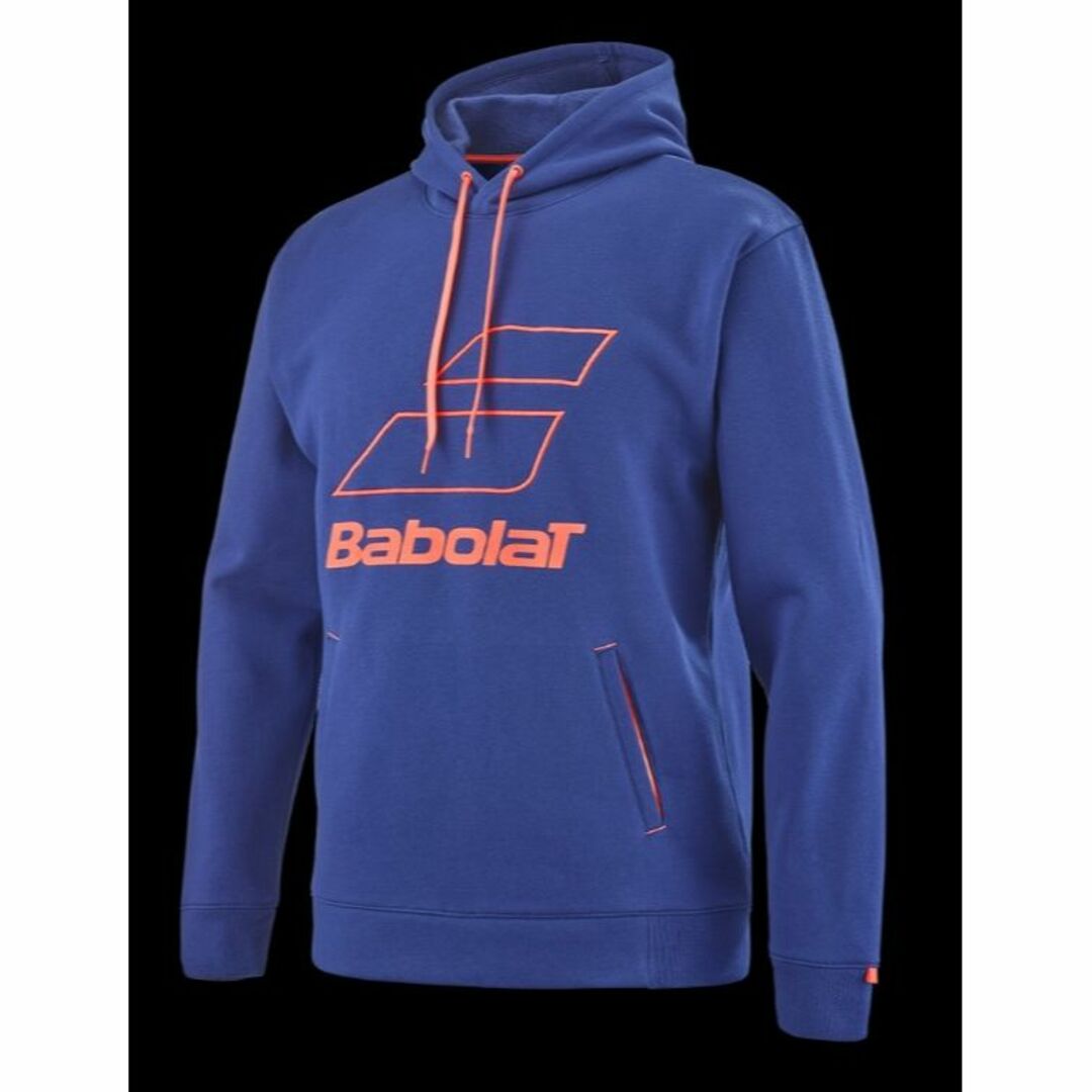 Babolat(バボラ)のBABOLAT（バボラ）BigLogo メンズフードパーカー（EU:M）Navy スポーツ/アウトドアのテニス(ウェア)の商品写真