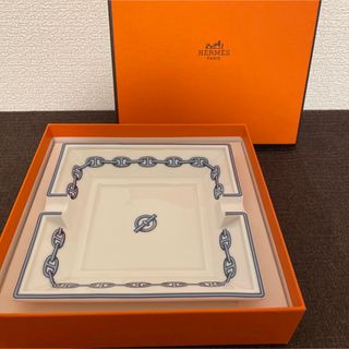 【超美品】HERMES シガー アッシュトレイ トレー ヒョウ 小皿 灰皿 4点Ｓ新品