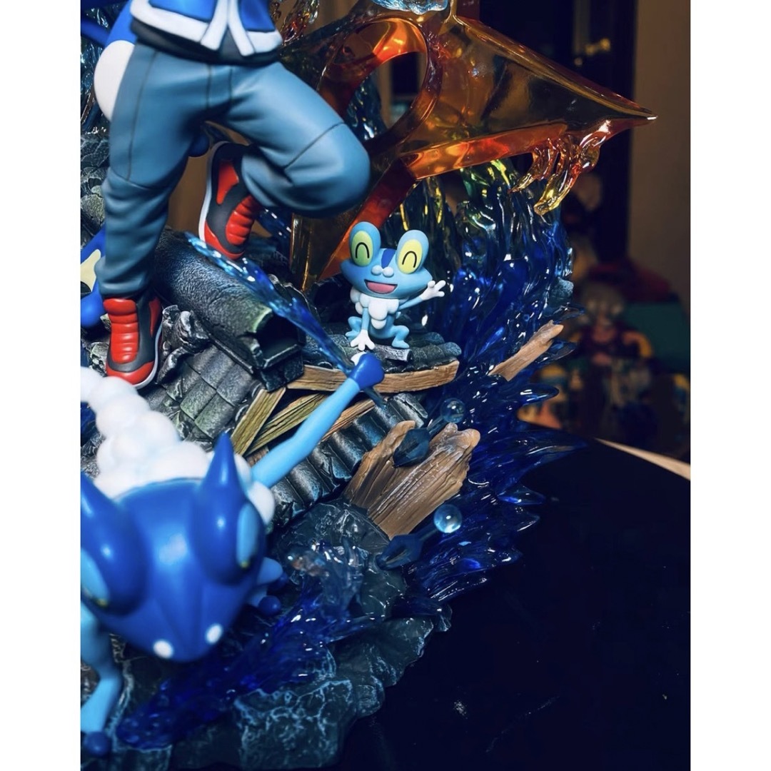ポケモン 樹脂フィギュア ガレージキット サトシ ゲッコウガ ポケモン 樹脂フィギュア ガレージキット サトシ ゲッコウガ