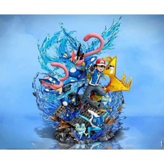ポケモン 樹脂フィギュア ガレージキット サトシ ゲッコウガの ポケモン 樹脂フィギュア ガレージキット サトシ ゲッコウガの