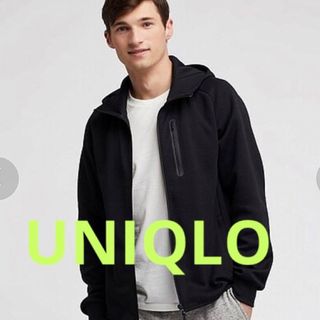 ユニクロ(UNIQLO)のお値下げ　ユニクロ　UNIQLO ドライストレッチスウェットフルジップパーカ　S(パーカー)