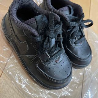 ナイキ(NIKE)のナイキエアフォースワンTD  ブラック　13cm(スニーカー)