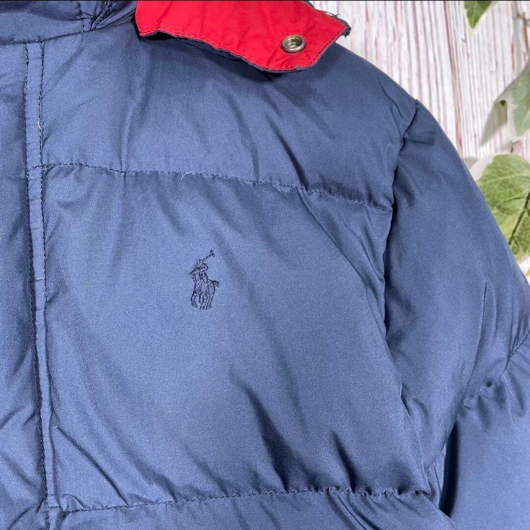 POLO RALPH LAUREN(ポロラルフローレン)のPOLO ラルフローレン　ダウン　ネイビー レディースのジャケット/アウター(ダウンジャケット)の商品写真