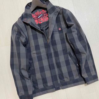 ビラボン(billabong)のBILLABONG ビラボン ブロックチェック コットンジップアップジャケット(ミリタリージャケット)