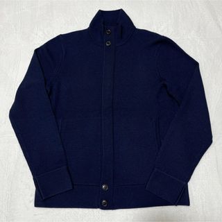 【極美品】Theory ドライバーズニット ダブルフェイス ネイビー 40