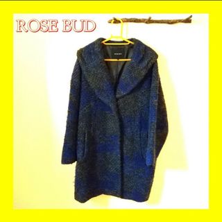 ローズバッド(ROSE BUD)のROSE BUD ローズバッド デザインアウター 柄アウター レディース 冬服(その他)