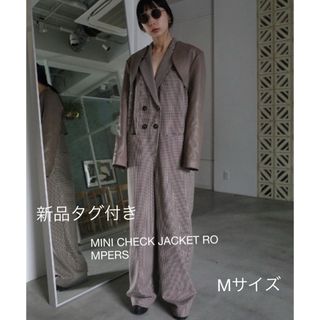 アメリヴィンテージ(Ameri VINTAGE)のAmeri VINTAGE◎MINI CHECK JACKET ROMPERS(オールインワン)