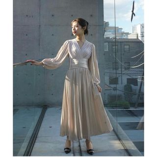 Flare pleats Dress(ロングワンピース/マキシワンピース)