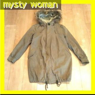 mysty woman - mysty womanミスティウーマンモッズコート Mサイズ ミスティーウーマン