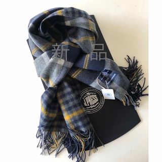 【新品】J.PRESSカシミア100%大判マフラー