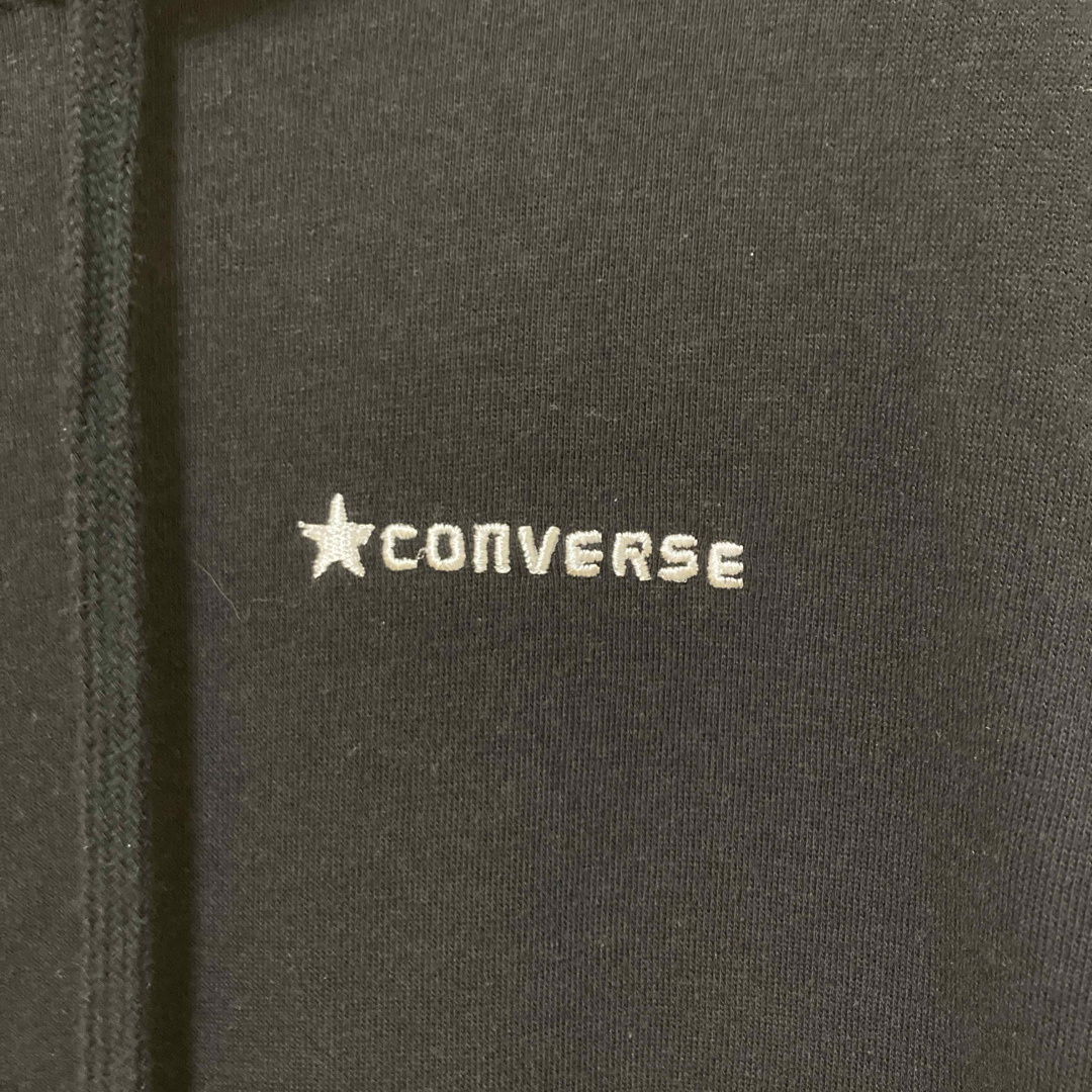 CONVERSE(コンバース)の[converse]コンバース　ワンポイント　プルオーバー　ブラック　LL メンズのトップス(スウェット)の商品写真