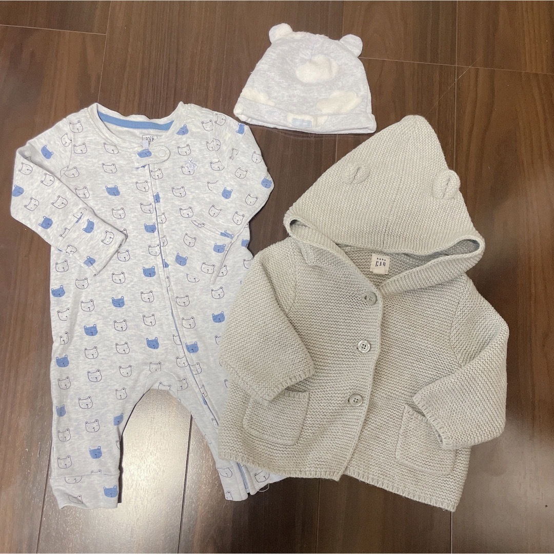 baby GAP ロンパース 70 3点 セット まとめ売り - ロンパース