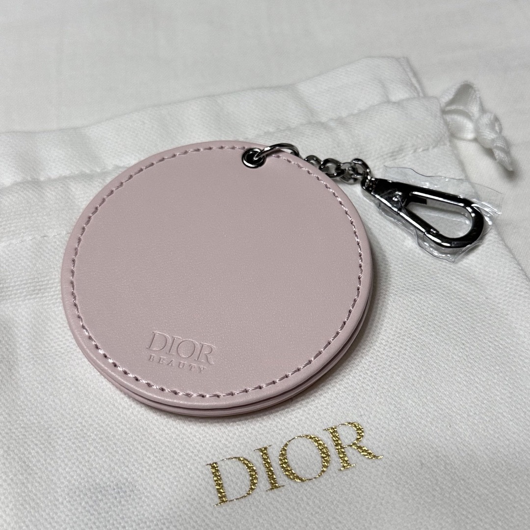 Christian Dior(クリスチャンディオール)のChristian Dior ディオール ノベルティ ミラー 巾着ポーチ 新品♪ レディースのファッション小物(ミラー)の商品写真