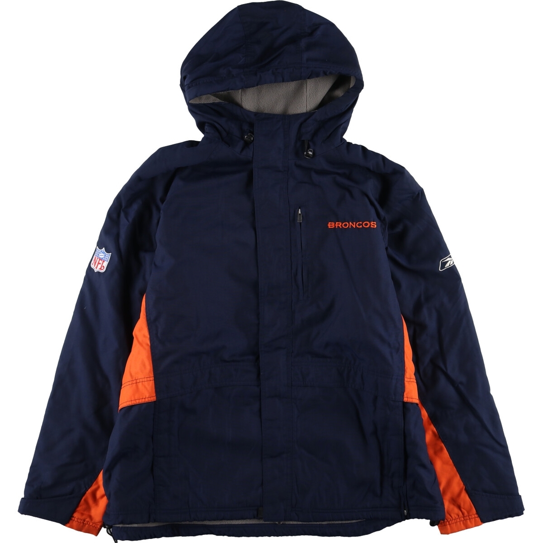 Reebok(リーボック)の古着 リーボック Reebok NFL DENVER BRONCOS デンバーブロンコス バックロゴ ナイロンパーカー メンズXL /evb003054 メンズのジャケット/アウター(ナイロンジャケット)の商品写真